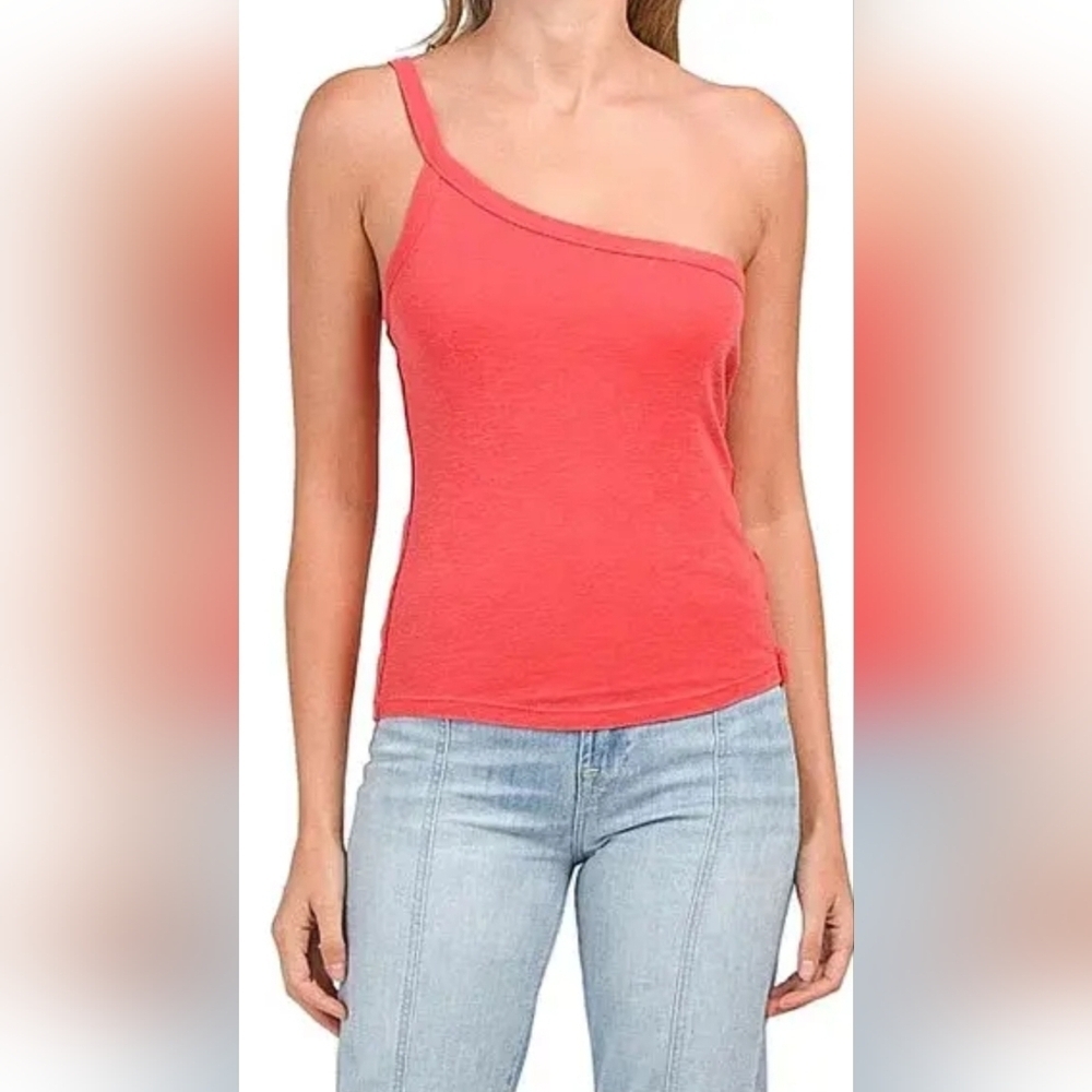 We The Free By Free People "One Way Or Another" Lovebird One-Shoulder Tank